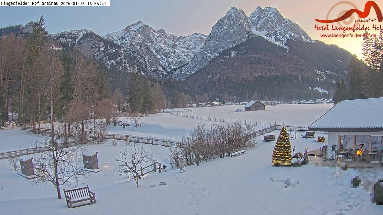 Archiv Foto Webcam Zugspitzdorf Grainau: Längenfelder Hof