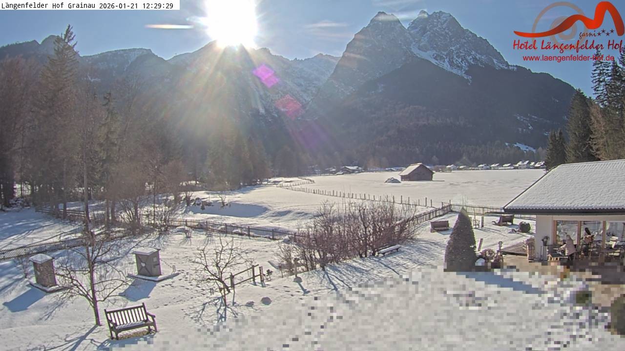 Archiv Foto Webcam Zugspitzdorf Grainau: Längenfelder Hof