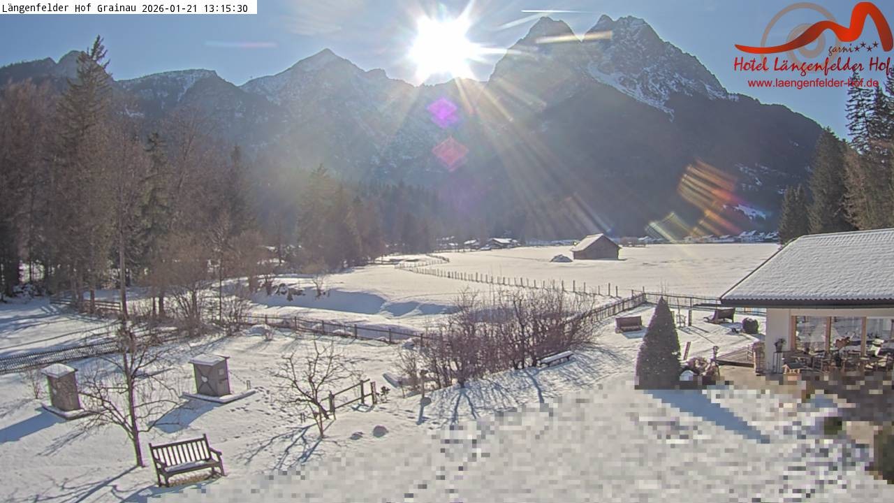 Archiv Foto Webcam Zugspitzdorf Grainau: Längenfelder Hof