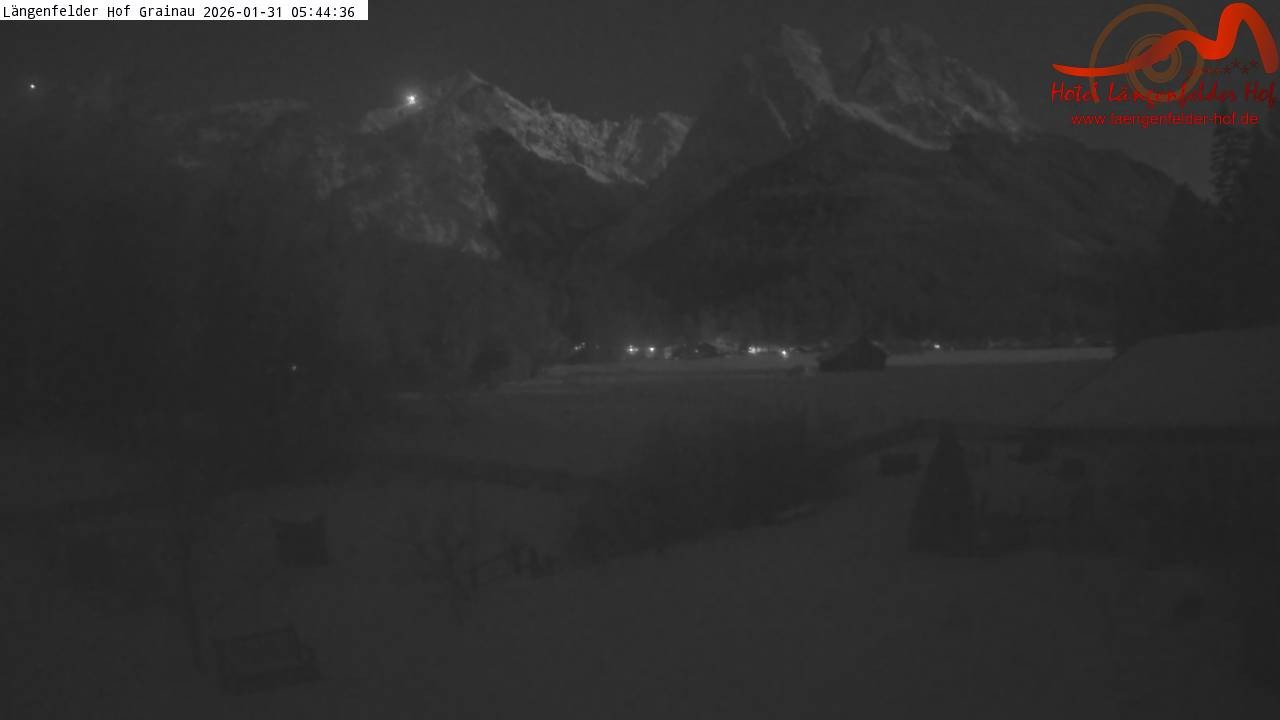 Archived image Grainau - Webcam Hotel Längenfelder Hof