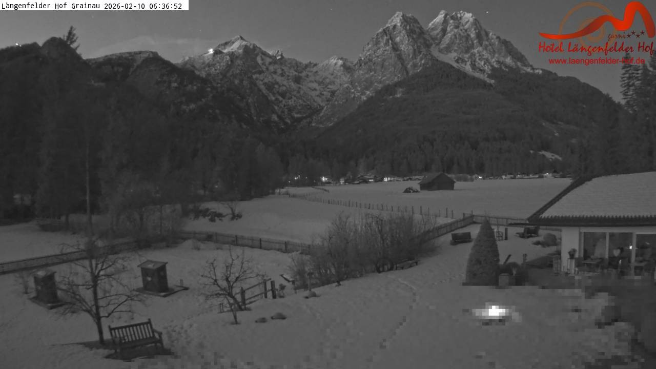 Archiv Foto Webcam Zugspitzdorf Grainau: Längenfelder Hof