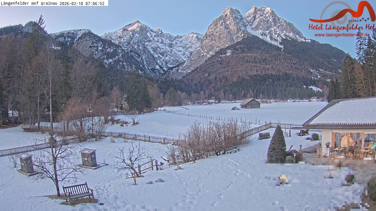 Archiv Foto Webcam Zugspitzdorf Grainau: Längenfelder Hof