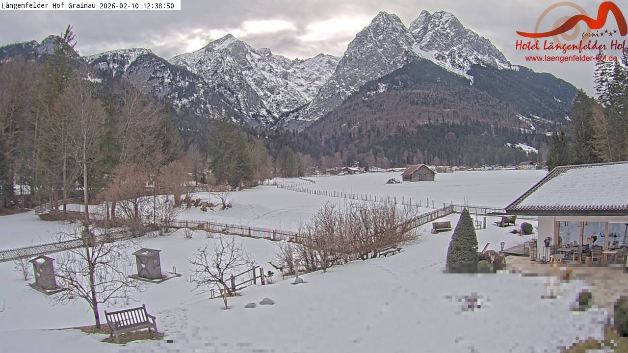 Archiv Foto Webcam Zugspitzdorf Grainau: Längenfelder Hof