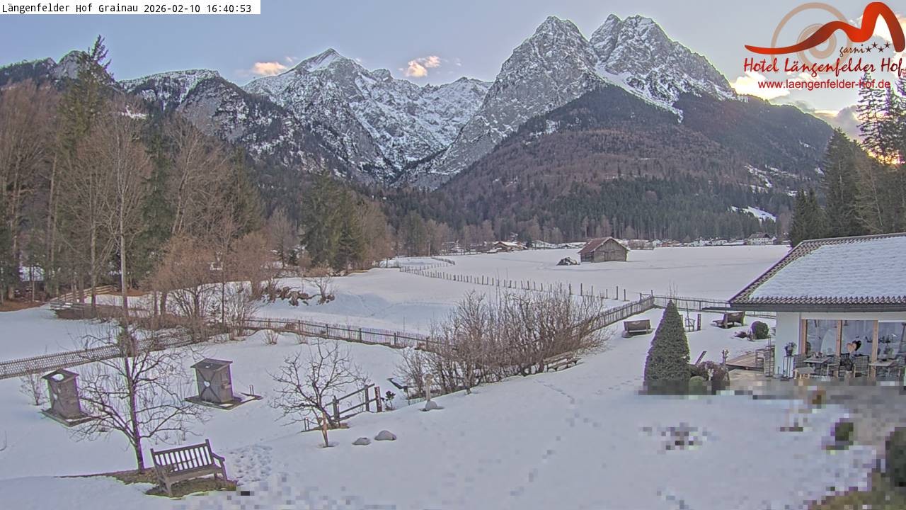 Archiv Foto Webcam Zugspitzdorf Grainau: Längenfelder Hof