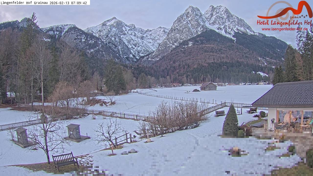 Archiv Foto Webcam Zugspitzdorf Grainau: Längenfelder Hof