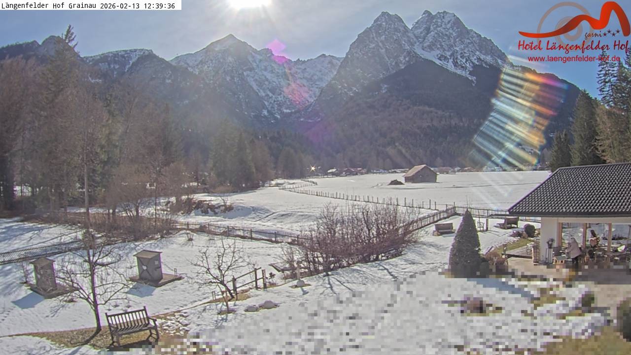 Archiv Foto Webcam Zugspitzdorf Grainau: Längenfelder Hof