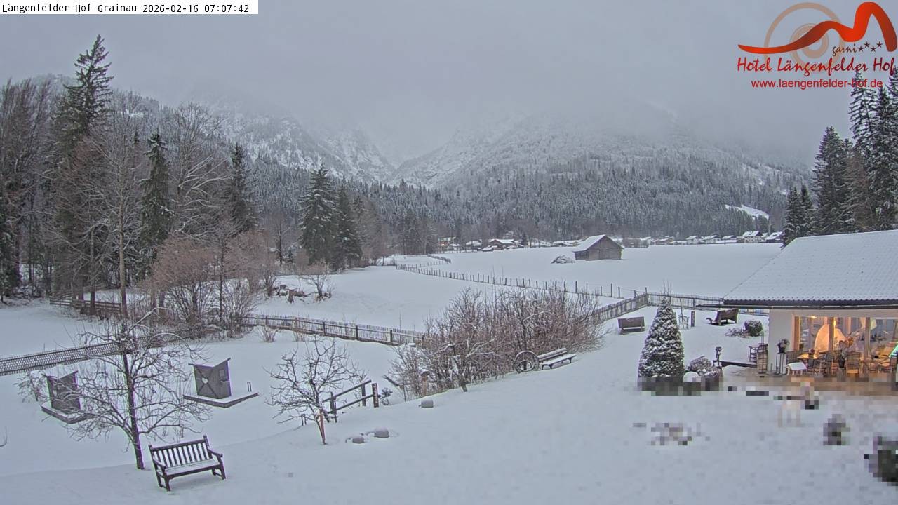 Archiv Foto Webcam Zugspitzdorf Grainau: Längenfelder Hof