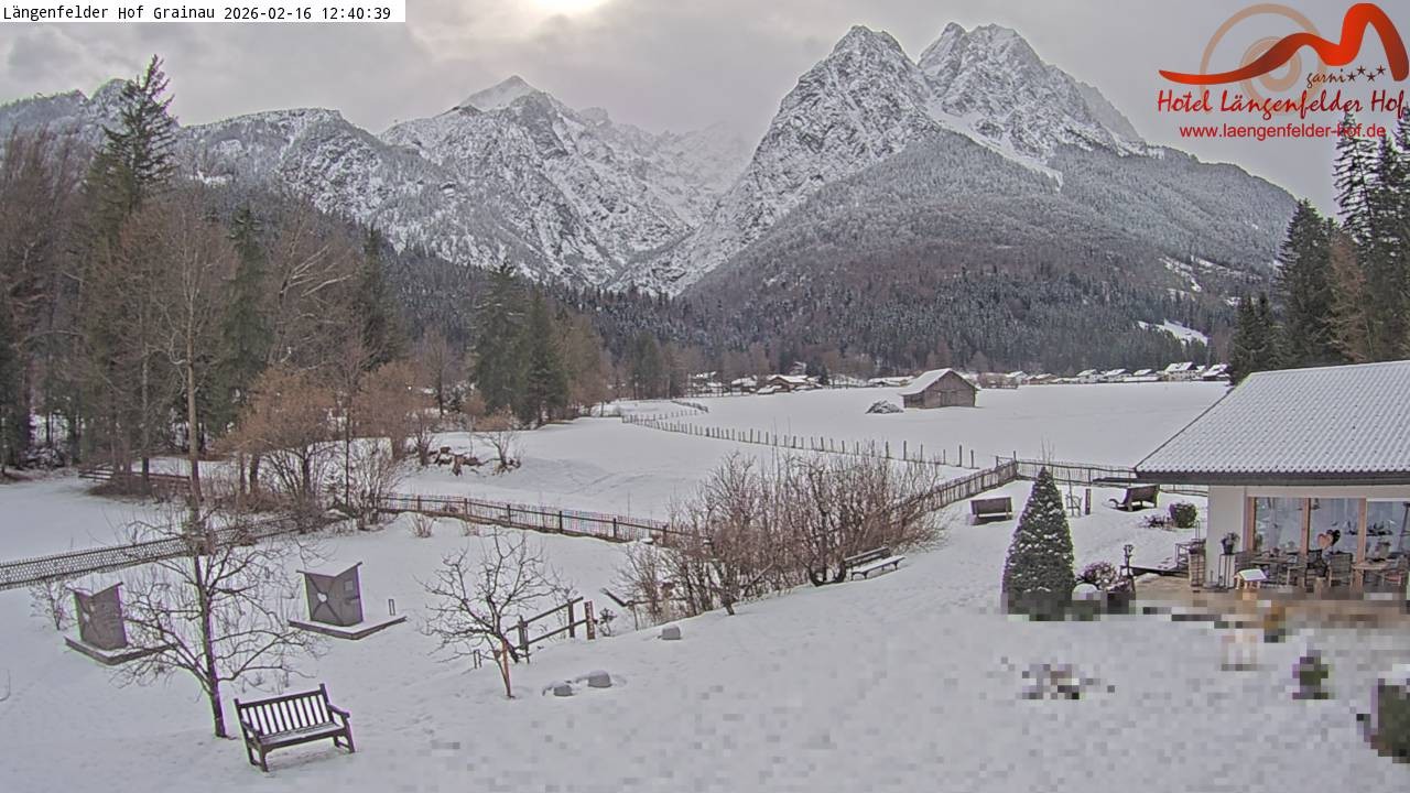 Archiv Foto Webcam Zugspitzdorf Grainau: Längenfelder Hof