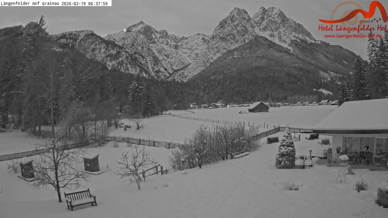 Archiv Foto Webcam Zugspitzdorf Grainau: Längenfelder Hof