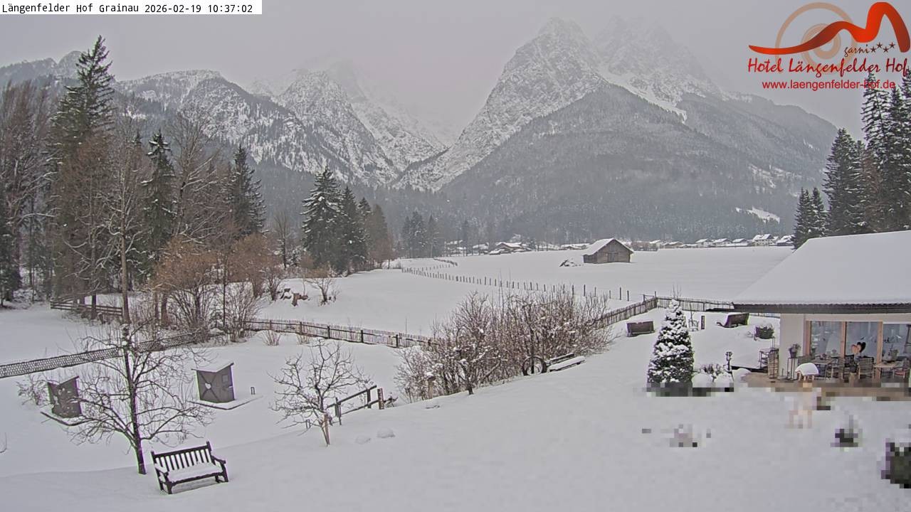 Archiv Foto Webcam Zugspitzdorf Grainau: Längenfelder Hof