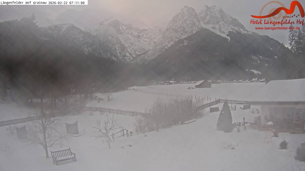 Archiv Foto Webcam Zugspitzdorf Grainau: Längenfelder Hof