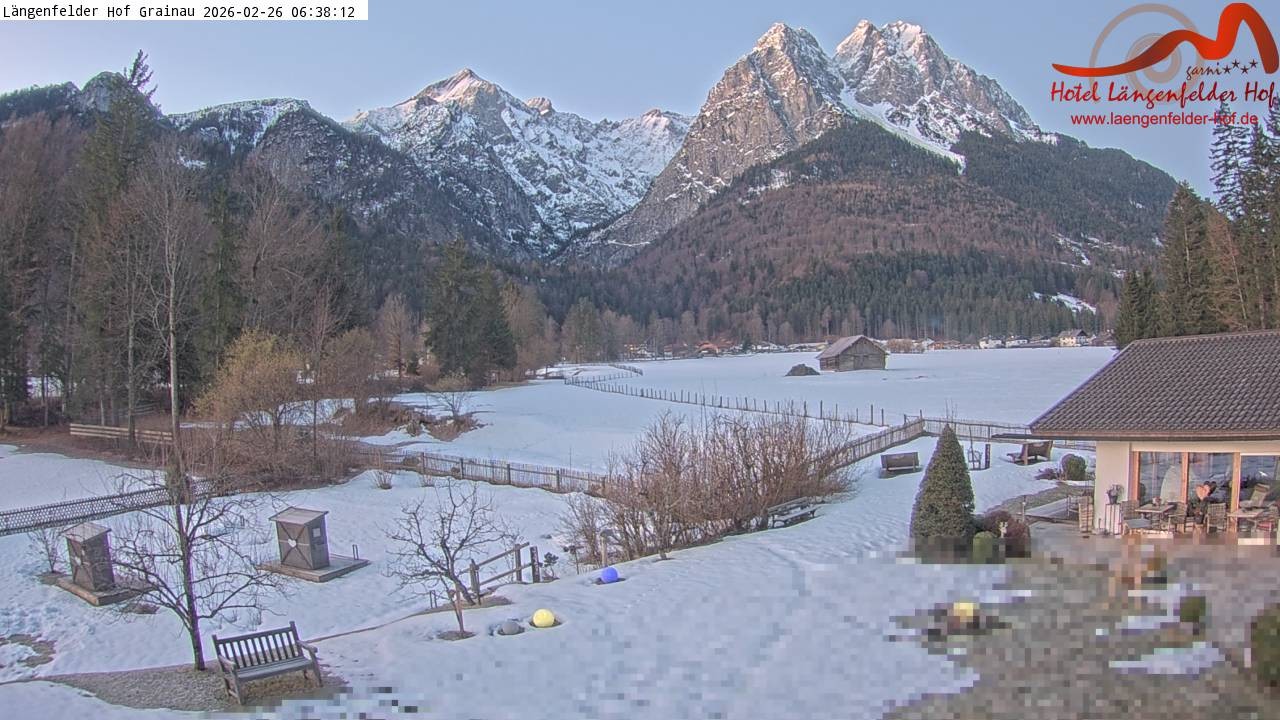 Archiv Foto Webcam Zugspitzdorf Grainau: Längenfelder Hof
