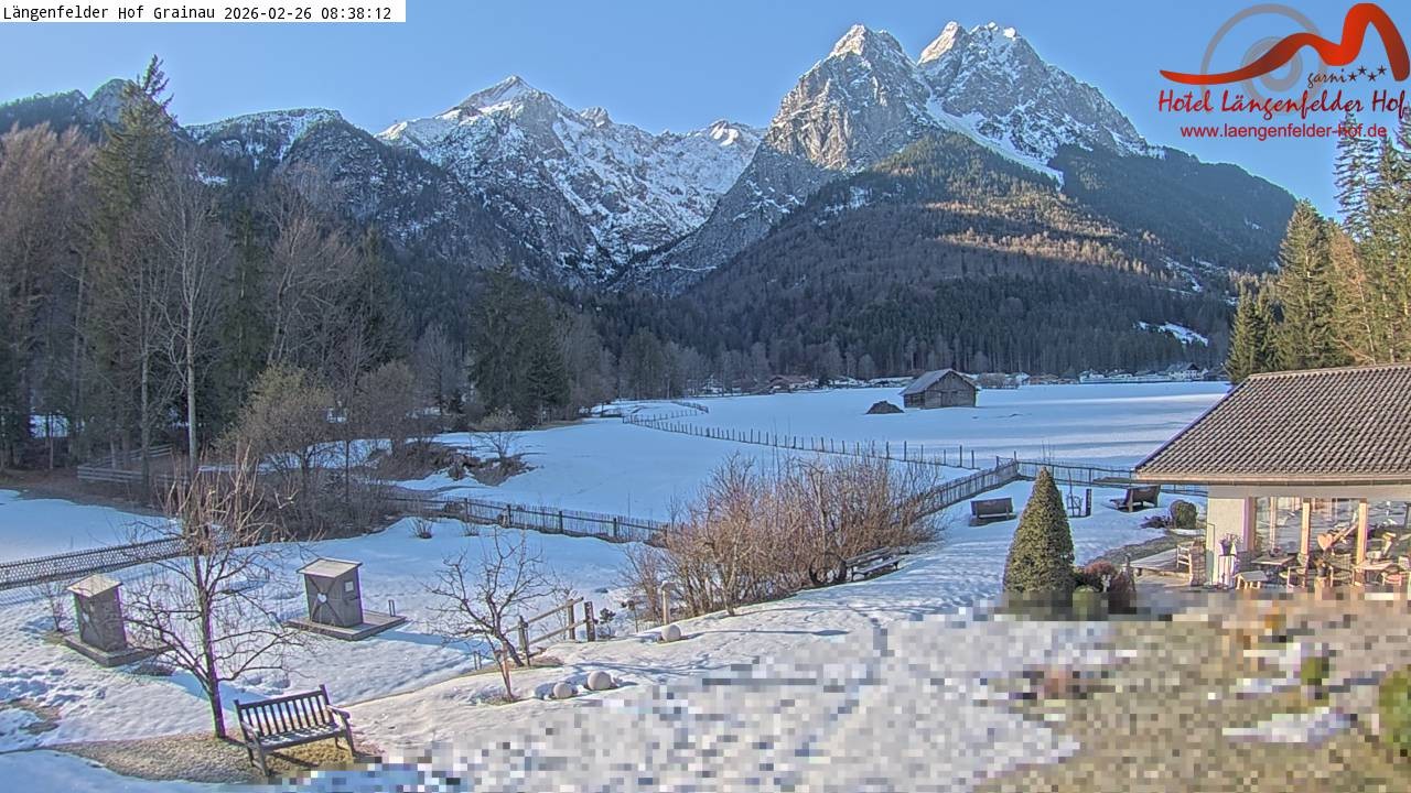 Archiv Foto Webcam Zugspitzdorf Grainau: Längenfelder Hof