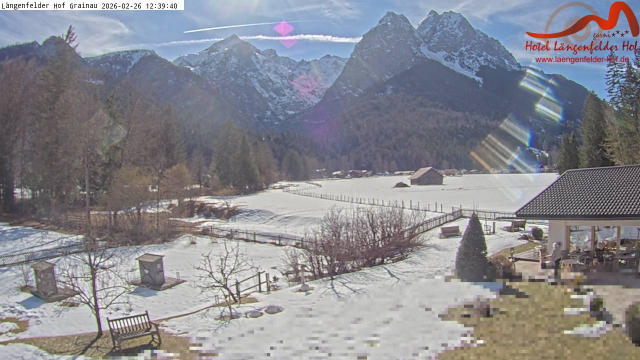 Archiv Foto Webcam Zugspitzdorf Grainau: Längenfelder Hof