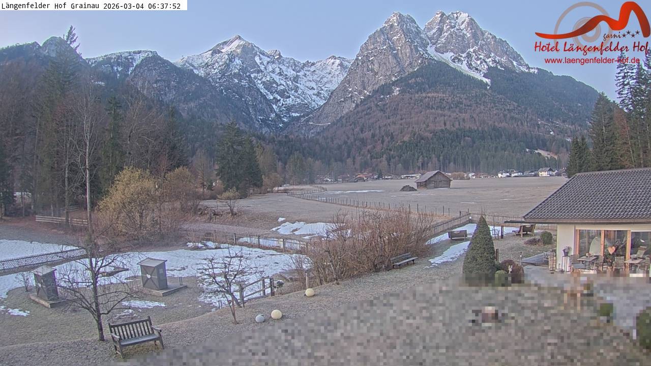 Archiv Foto Webcam Zugspitzdorf Grainau: Längenfelder Hof