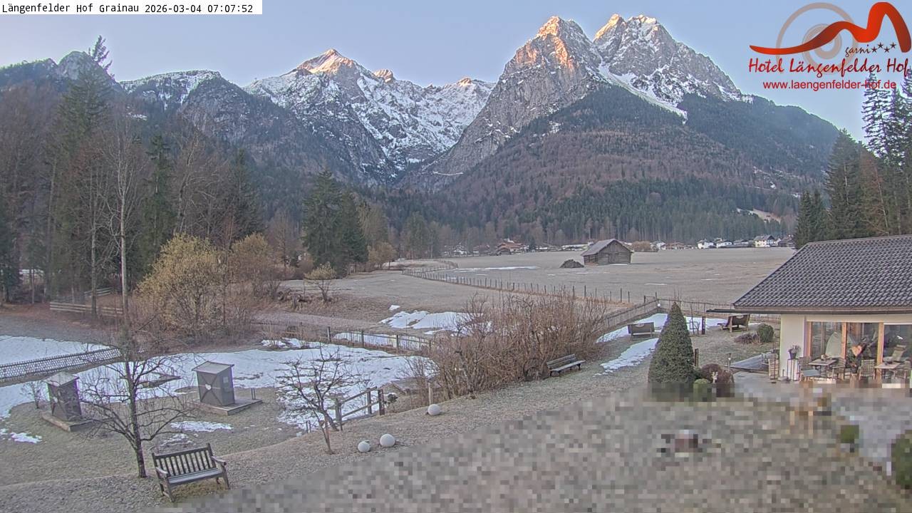 Archiv Foto Webcam Zugspitzdorf Grainau: Längenfelder Hof
