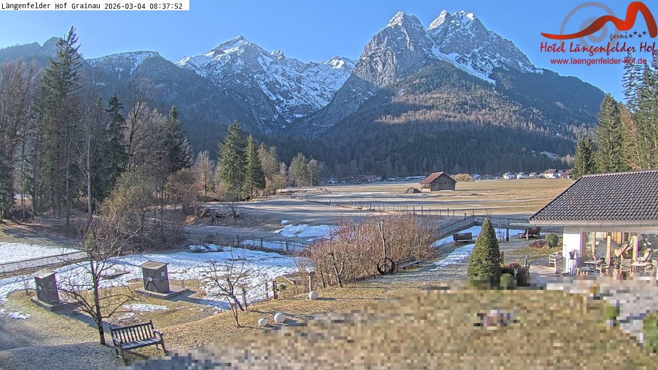 Archiv Foto Webcam Zugspitzdorf Grainau: Längenfelder Hof