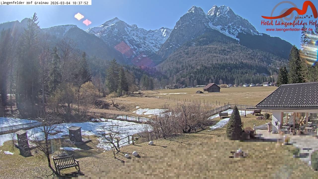 Archiv Foto Webcam Zugspitzdorf Grainau: Längenfelder Hof
