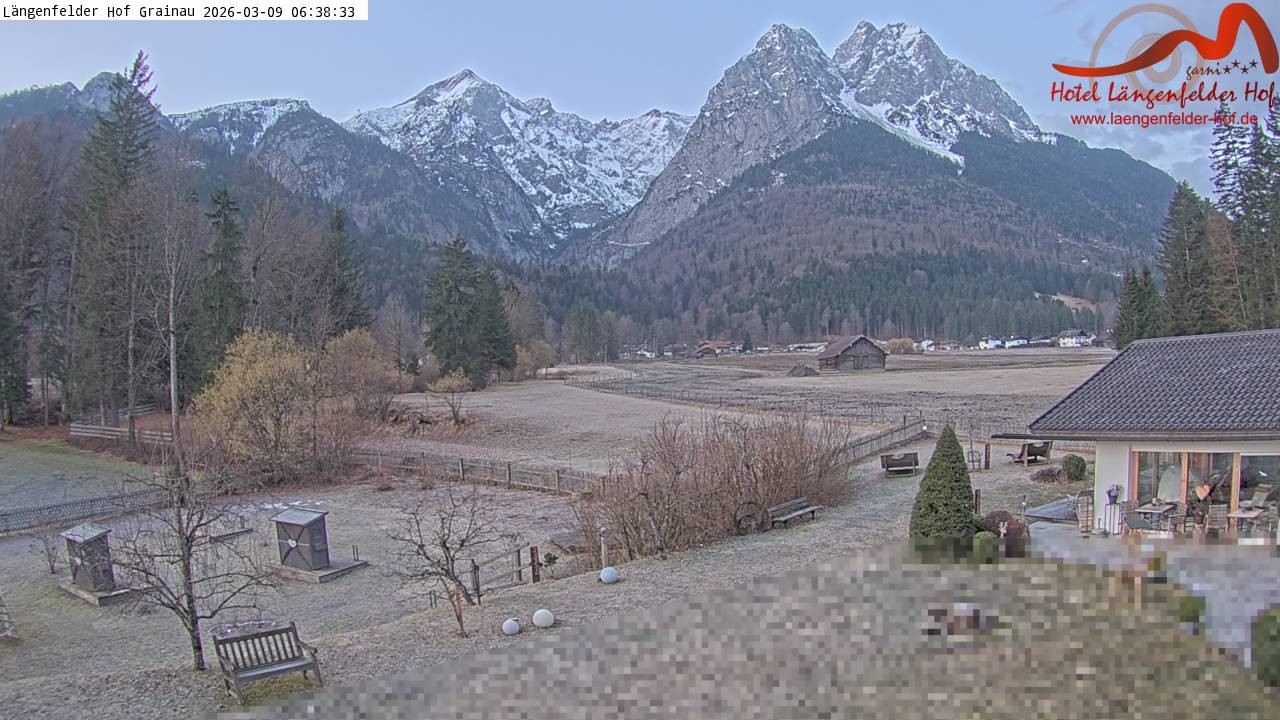 Archiv Foto Webcam Zugspitzdorf Grainau: Längenfelder Hof