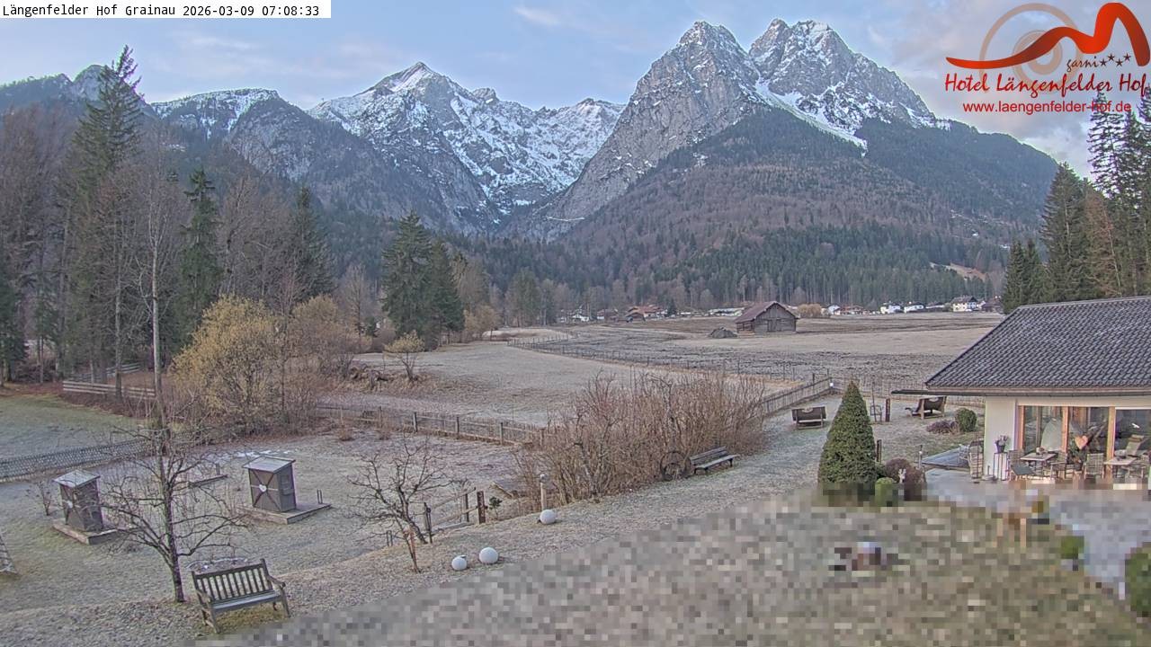 Archiv Foto Webcam Zugspitzdorf Grainau: Längenfelder Hof
