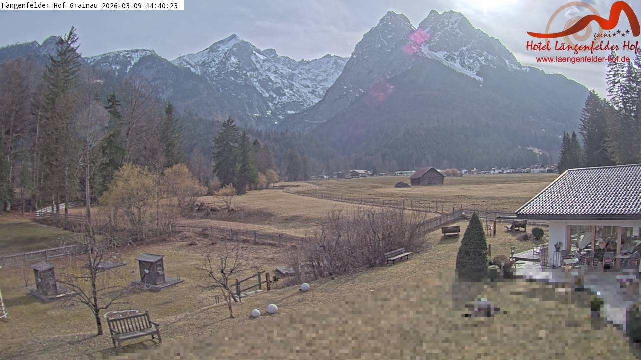 Archiv Foto Webcam Zugspitzdorf Grainau: Längenfelder Hof