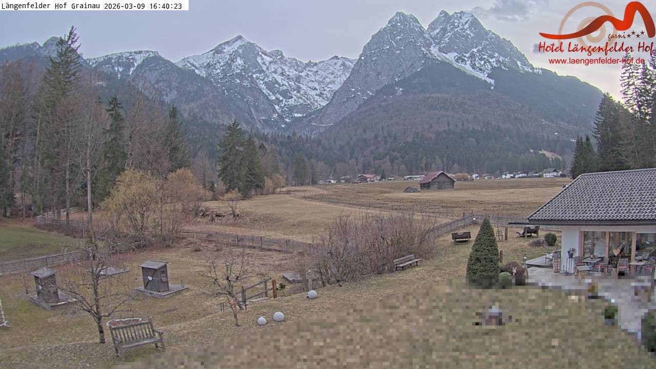Archiv Foto Webcam Zugspitzdorf Grainau: Längenfelder Hof