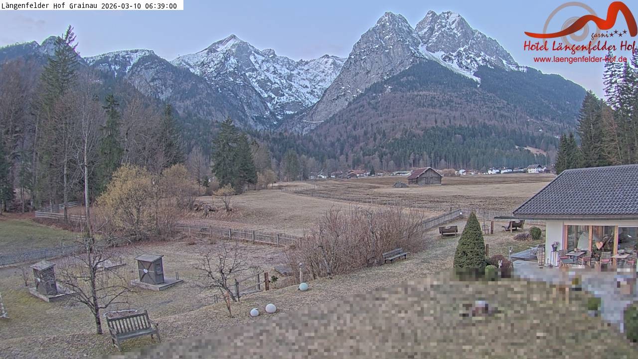 Archiv Foto Webcam Zugspitzdorf Grainau: Längenfelder Hof
