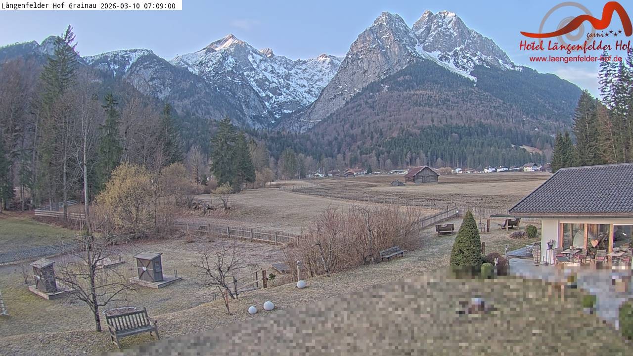 Archiv Foto Webcam Zugspitzdorf Grainau: Längenfelder Hof