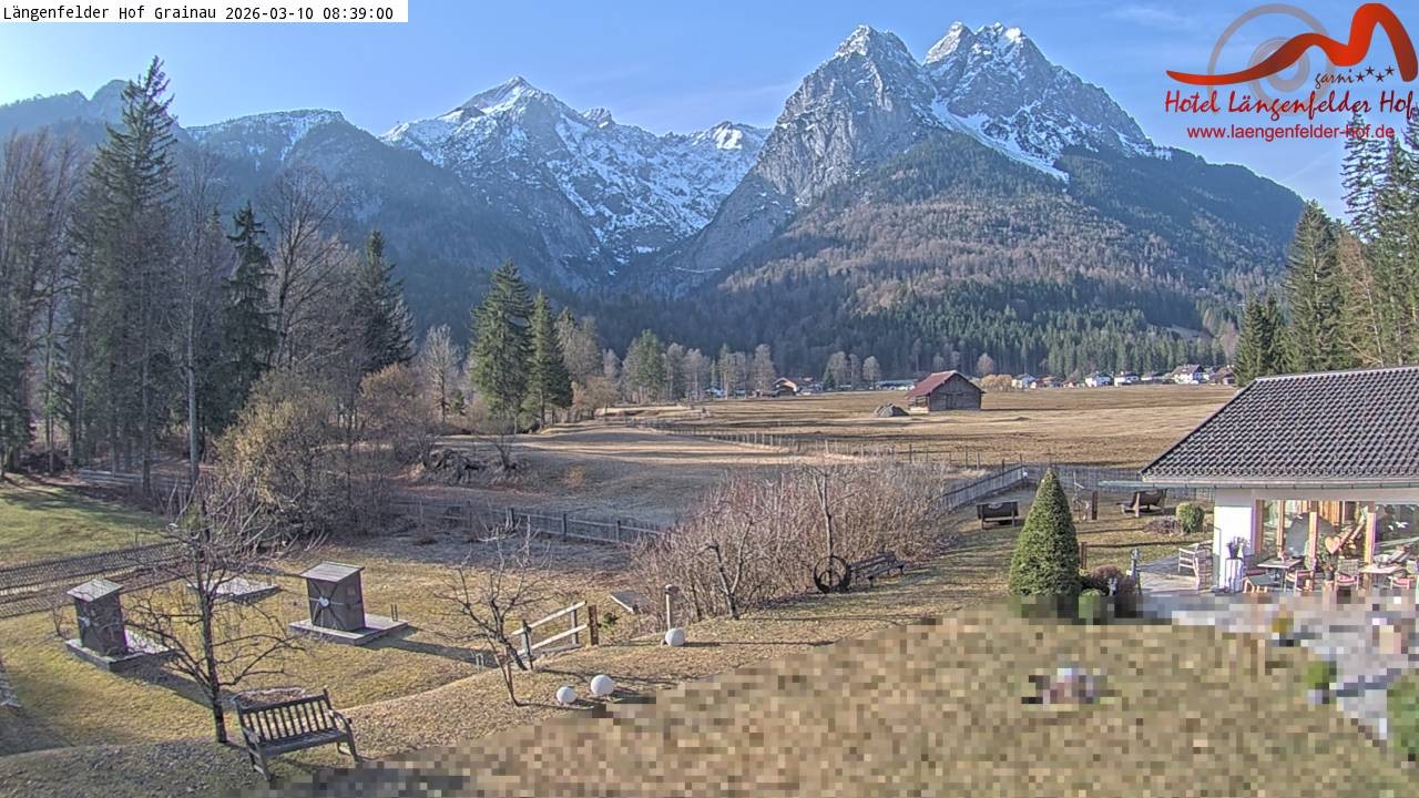 Archiv Foto Webcam Zugspitzdorf Grainau: Längenfelder Hof
