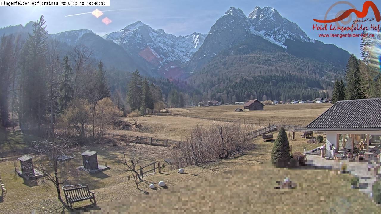 Archiv Foto Webcam Zugspitzdorf Grainau: Längenfelder Hof