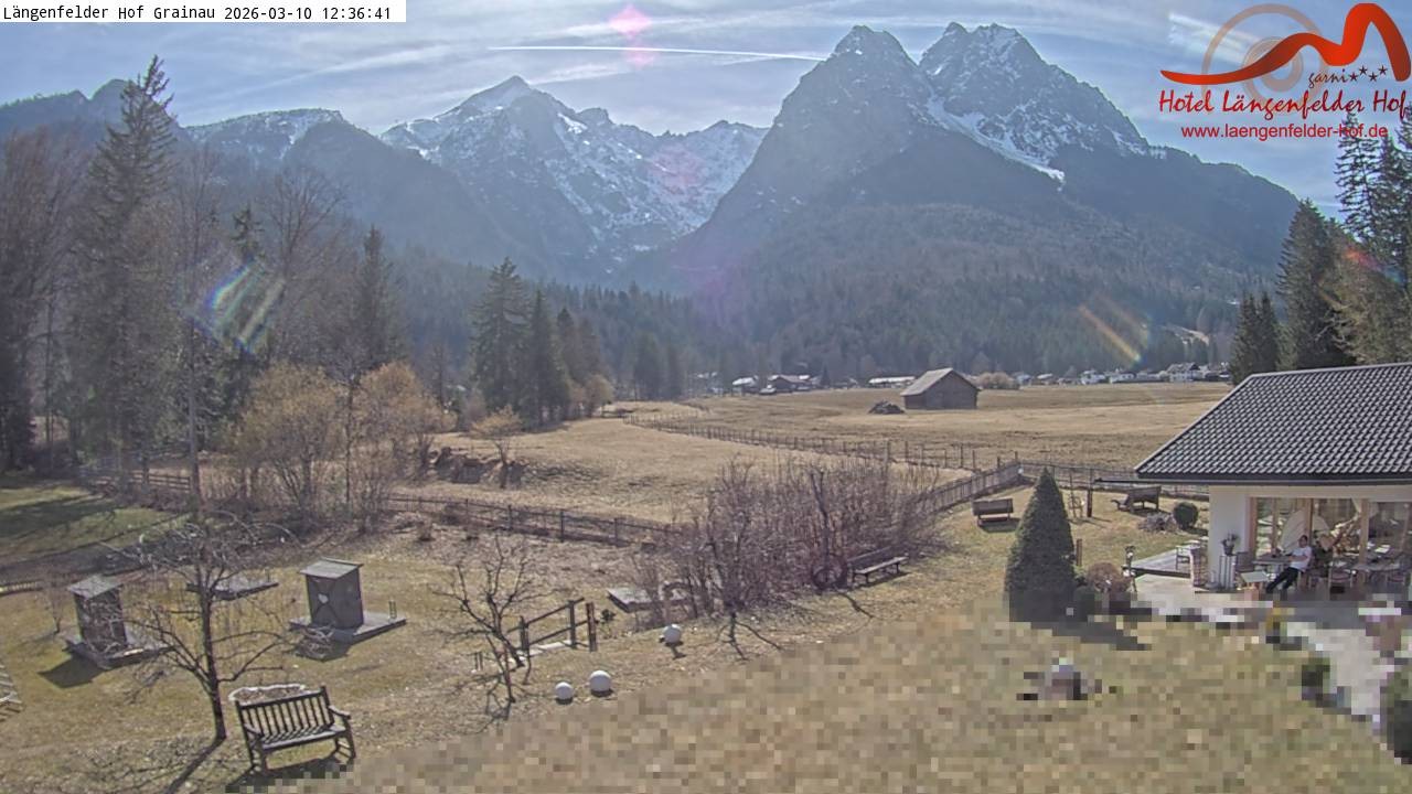 Archiv Foto Webcam Zugspitzdorf Grainau: Längenfelder Hof