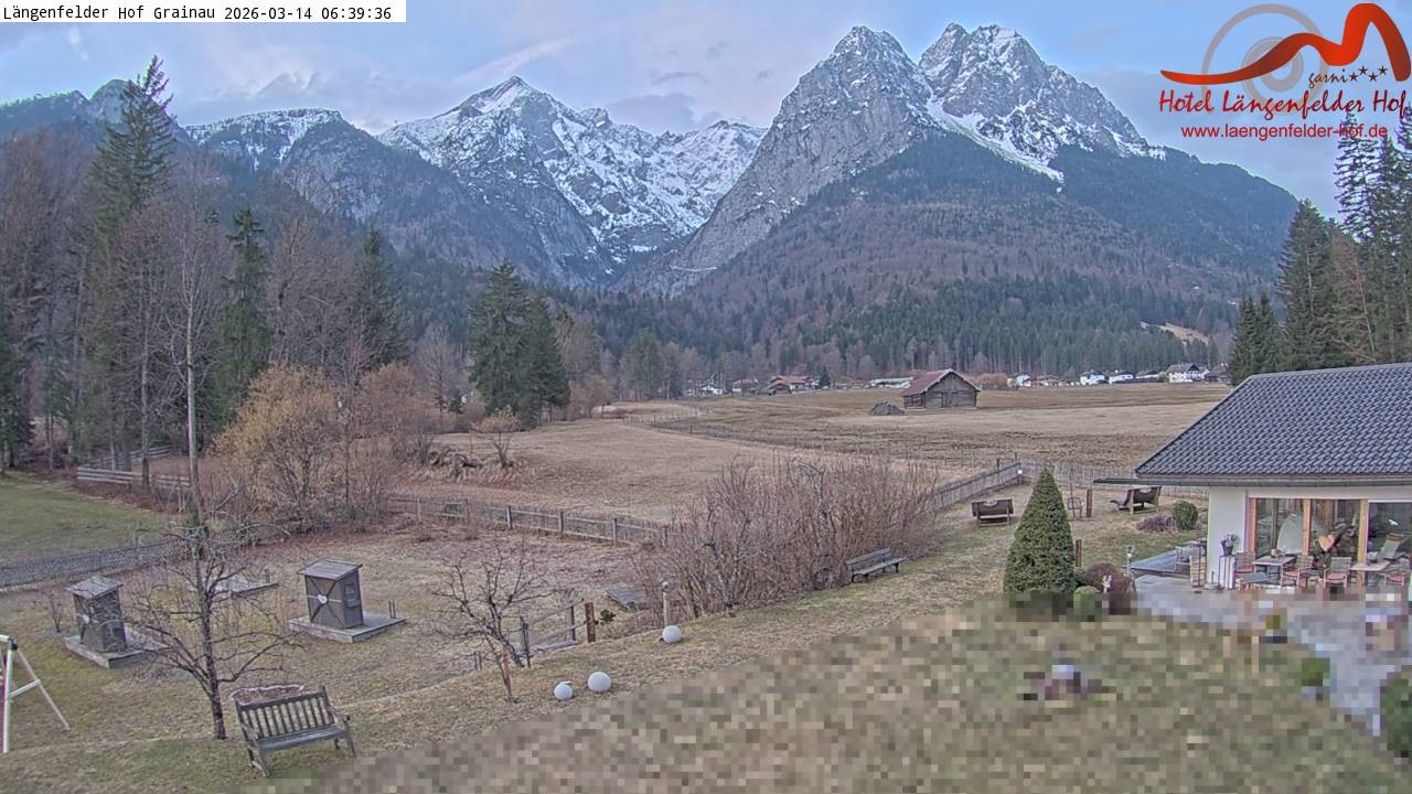 Archiv Foto Webcam Zugspitzdorf Grainau: Längenfelder Hof
