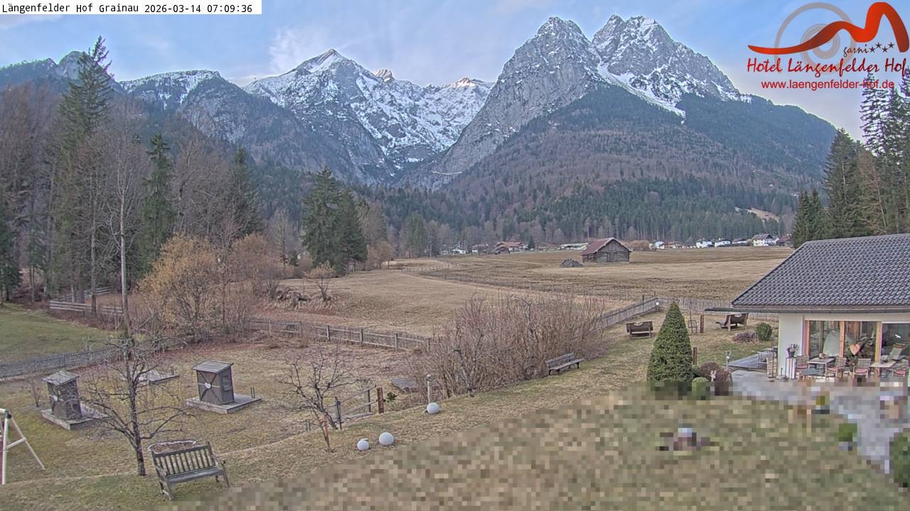Archiv Foto Webcam Zugspitzdorf Grainau: Längenfelder Hof
