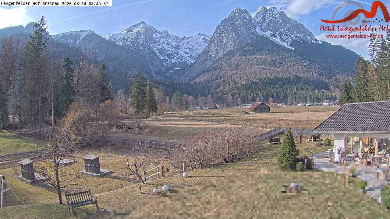 Archiv Foto Webcam Zugspitzdorf Grainau: Längenfelder Hof
