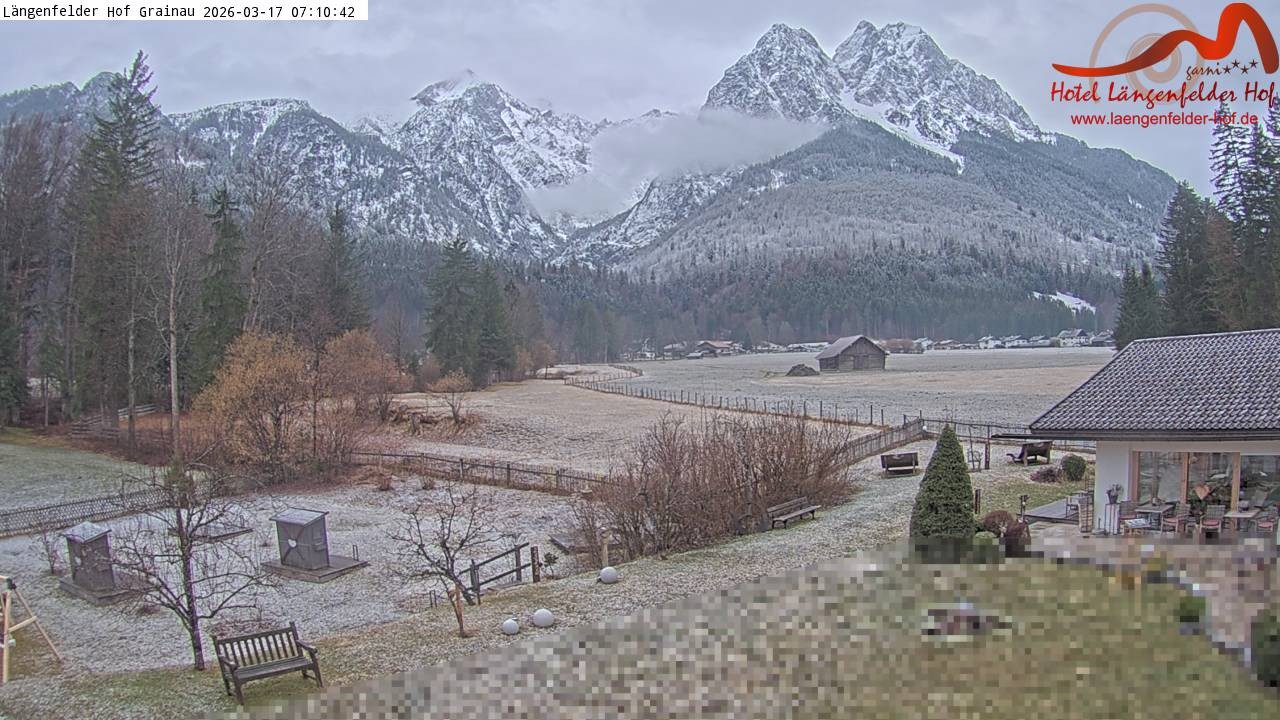 Archiv Foto Webcam Zugspitzdorf Grainau: Längenfelder Hof