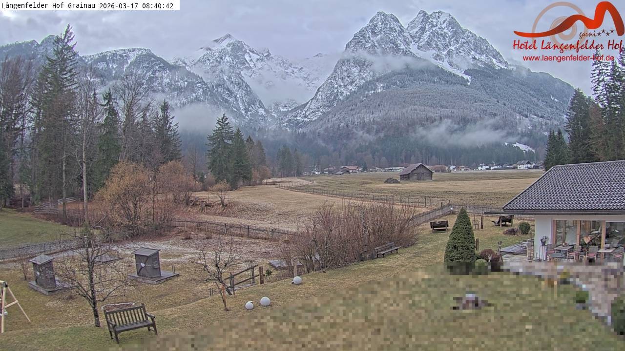 Archiv Foto Webcam Zugspitzdorf Grainau: Längenfelder Hof