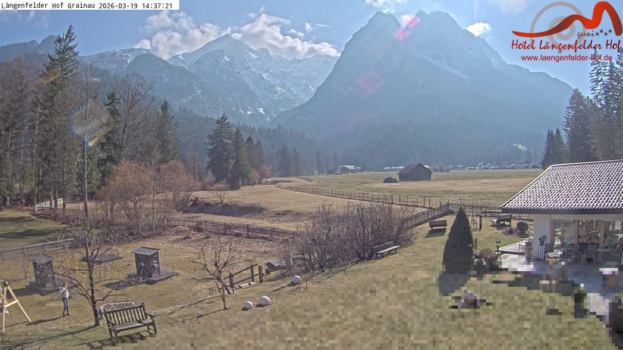Archiv Foto Webcam Zugspitzdorf Grainau: Längenfelder Hof