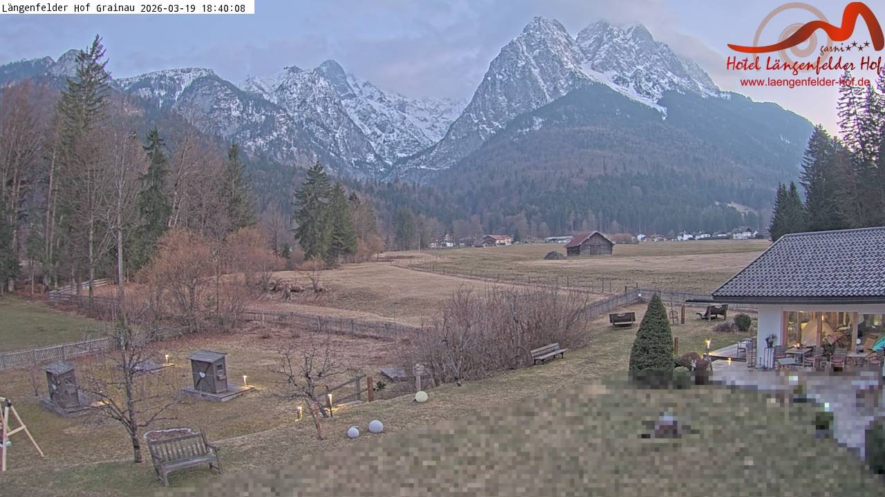 Archiv Foto Webcam Zugspitzdorf Grainau: Längenfelder Hof