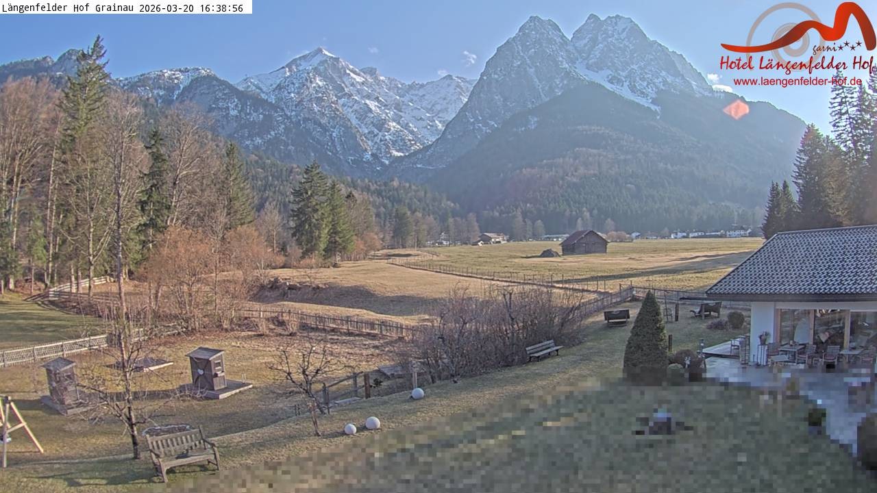 Archiv Foto Webcam Zugspitzdorf Grainau: Längenfelder Hof