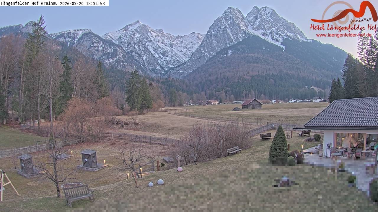 Archiv Foto Webcam Zugspitzdorf Grainau: Längenfelder Hof