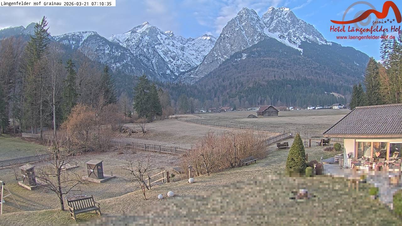 Archiv Foto Webcam Zugspitzdorf Grainau: Längenfelder Hof