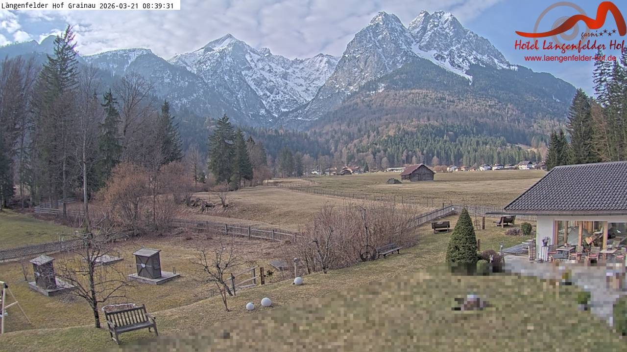 Archiv Foto Webcam Zugspitzdorf Grainau: Längenfelder Hof