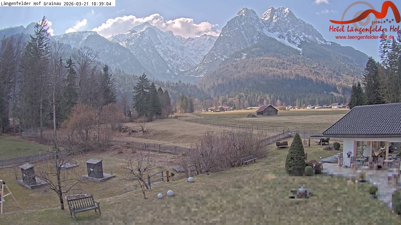 Archiv Foto Webcam Zugspitzdorf Grainau: Längenfelder Hof