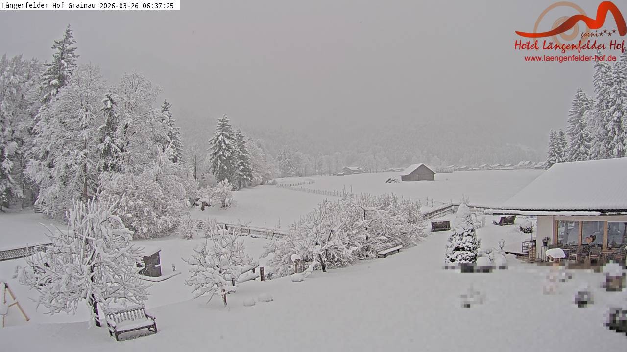 Archiv Foto Webcam Zugspitzdorf Grainau: Längenfelder Hof