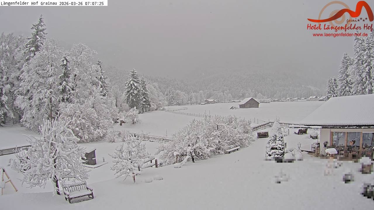 Archiv Foto Webcam Zugspitzdorf Grainau: Längenfelder Hof
