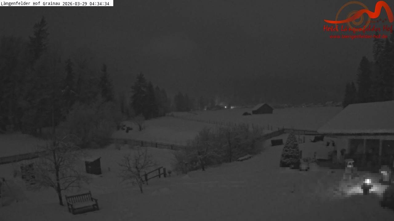 Archived image Grainau - Webcam Hotel Längenfelder Hof