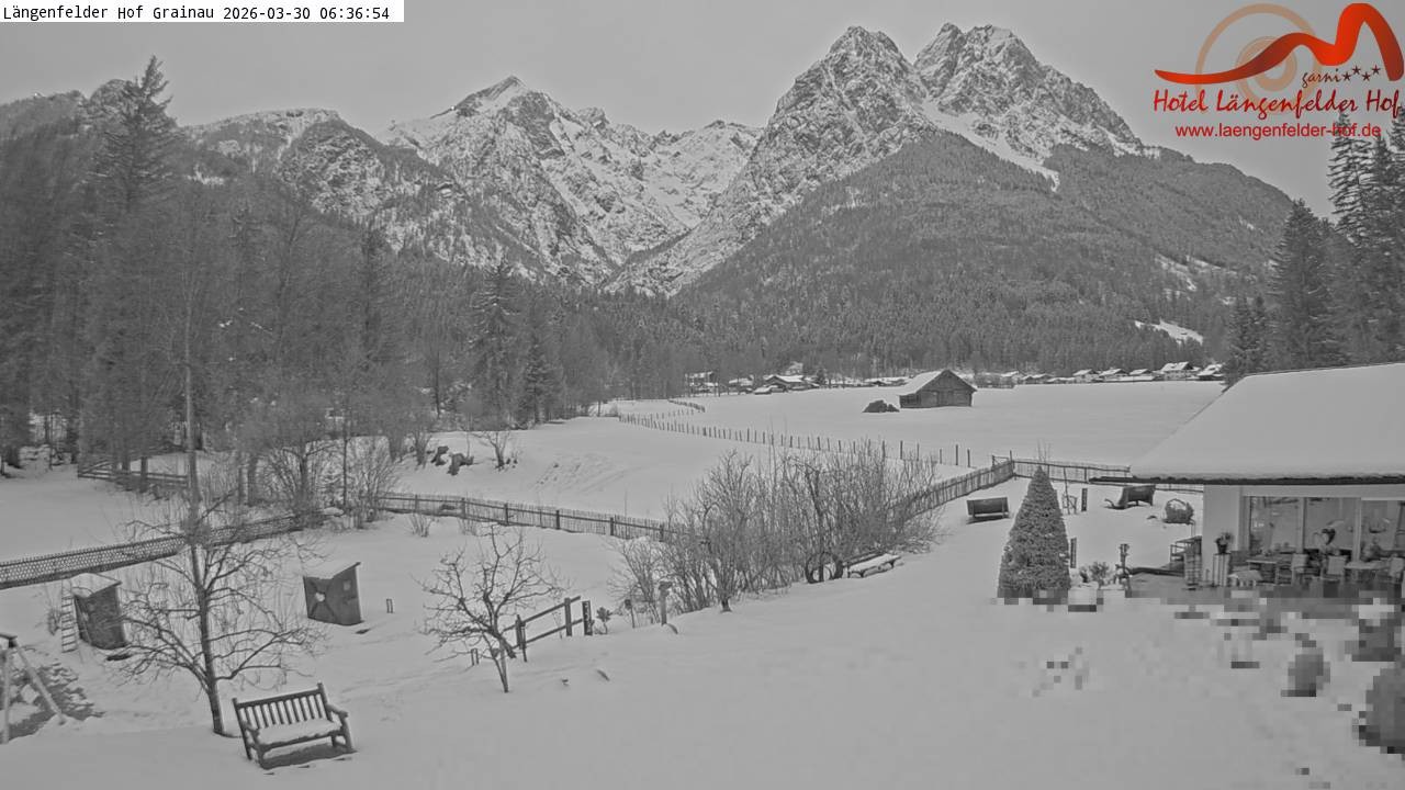 Archiv Foto Webcam Zugspitzdorf Grainau: Längenfelder Hof