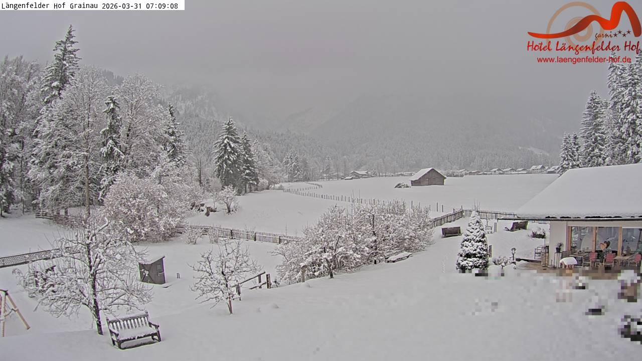 Archiv Foto Webcam Zugspitzdorf Grainau: Längenfelder Hof