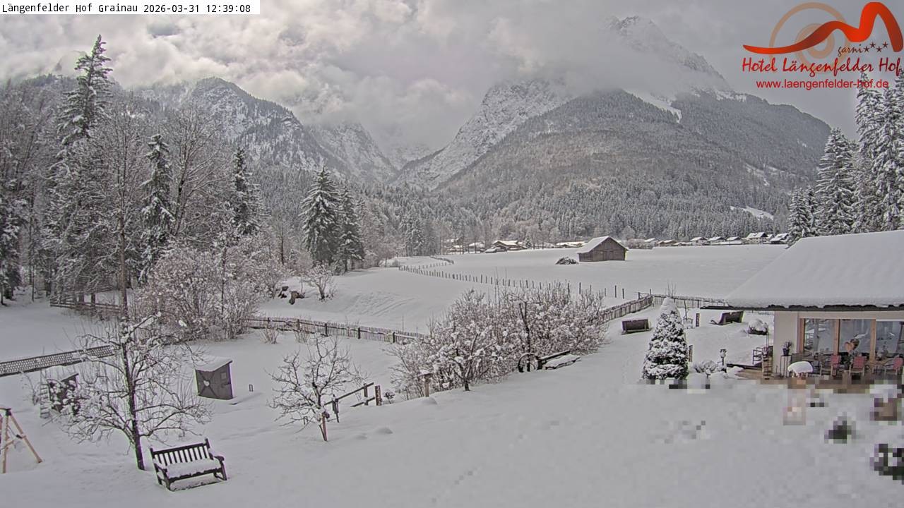 Archiv Foto Webcam Zugspitzdorf Grainau: Längenfelder Hof