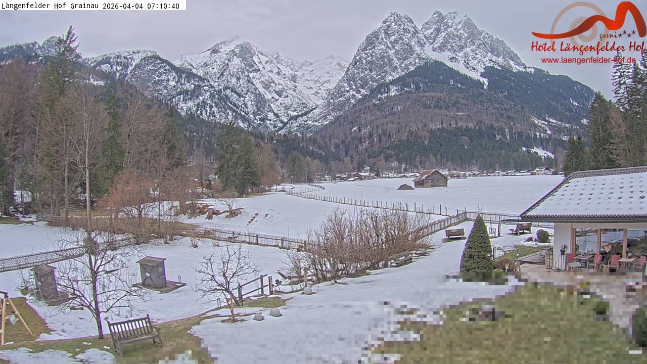 Archiv Foto Webcam Zugspitzdorf Grainau: Längenfelder Hof